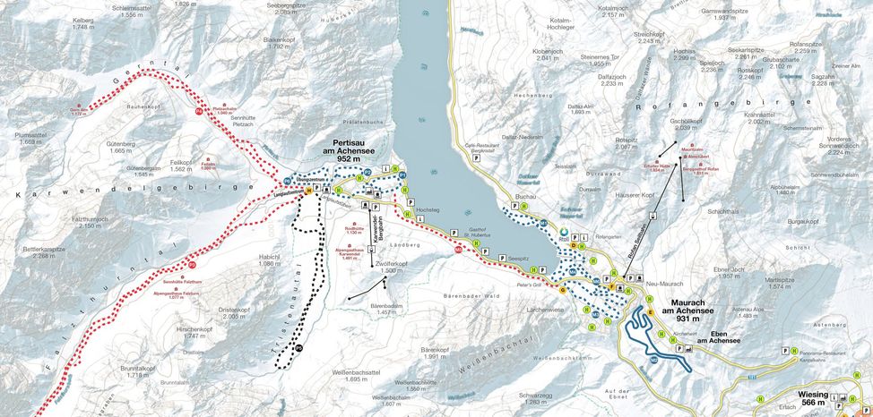Information on Cross-Country Skiing at Pertisau