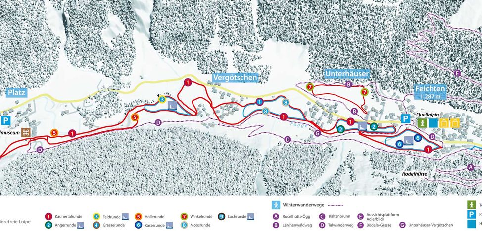 Information on Cross-Country Skiing at Kaunertaler Gletscher