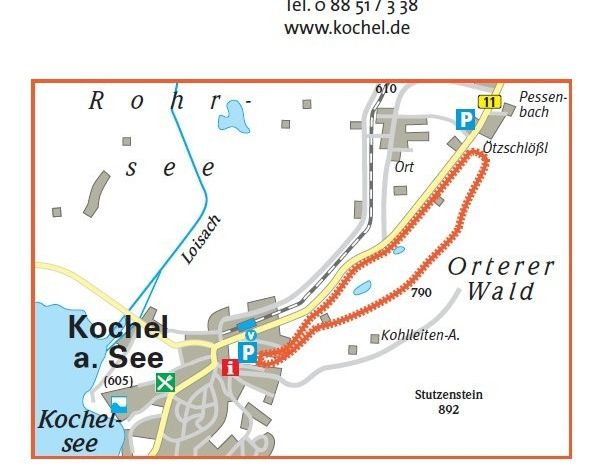 Loipenplan Kochel am See