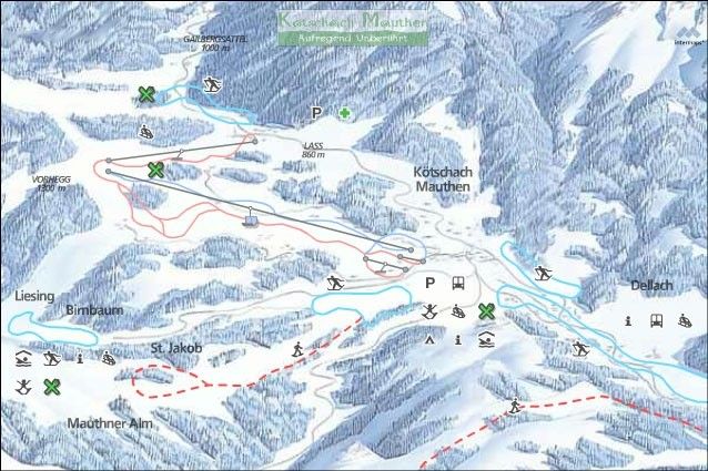 Information on Cross-Country Skiing at Kötschach Mauthen