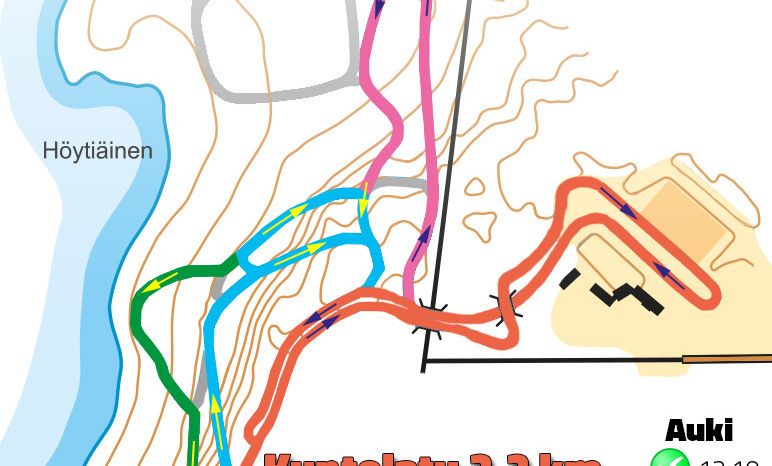 Loipenplan Kontiolahti (Jäähdytetty Latu)