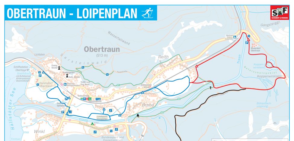 Loipenplan Obertraun