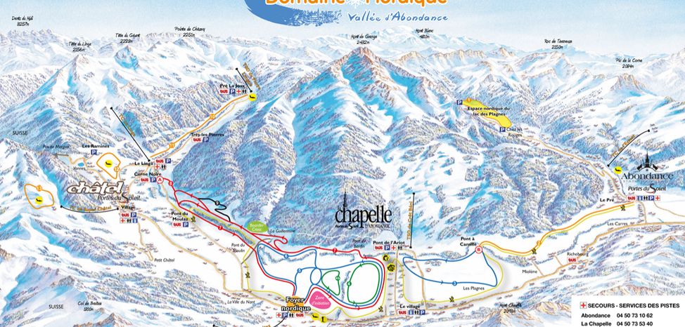 Detaillierte Infos zum Langlauf und den Loipen im Langlaufgebiet La Chapelle d'Abondance