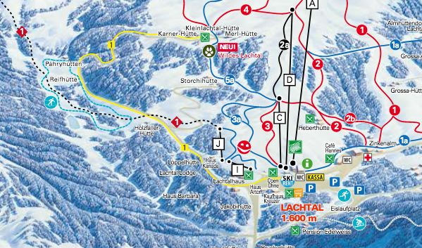 Information on Cross-Country Skiing at Lachtal