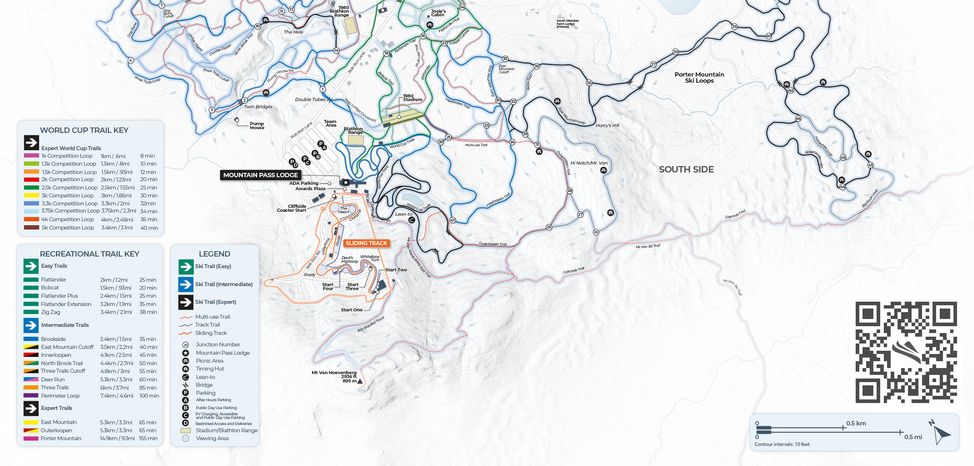 Loipenplan Lake Placid