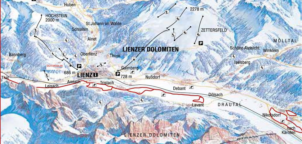 Information on Cross-Country Skiing at Lienz