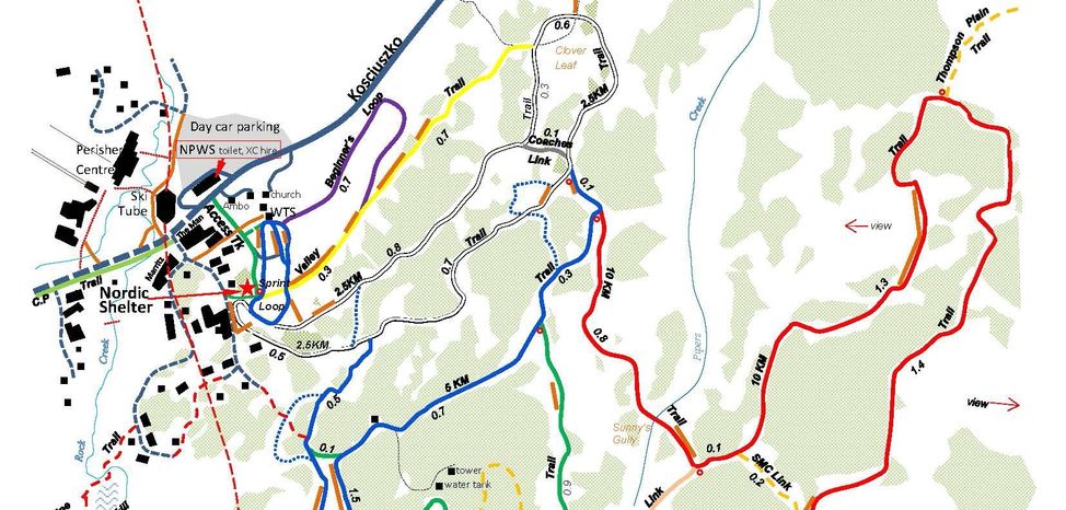 Detaillierte Infos zum Langlauf und den Loipen im Langlaufgebiet Perisher