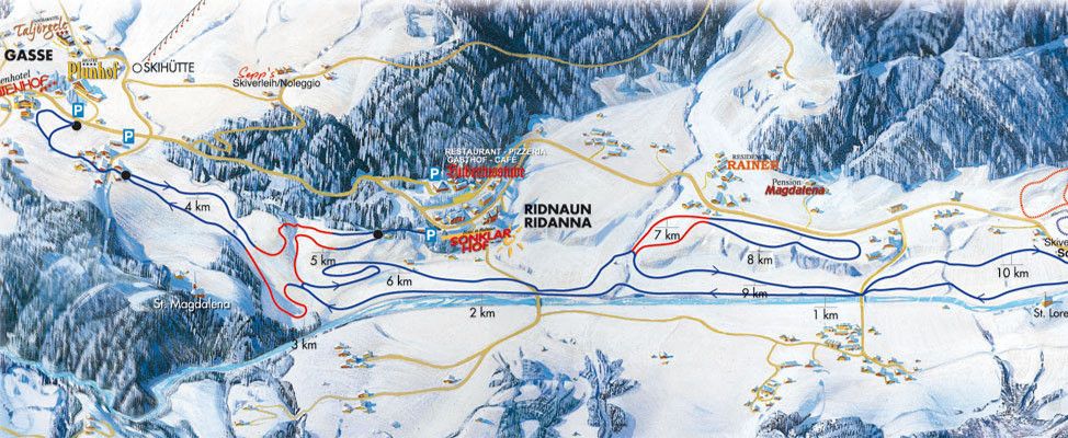 Loipenplan Ridnauntal