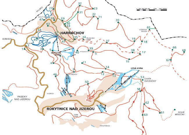 Information on Cross-Country Skiing at Rokytnice n Jizerou