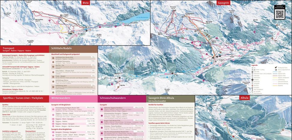 Information on Cross-Country Skiing at Savognin