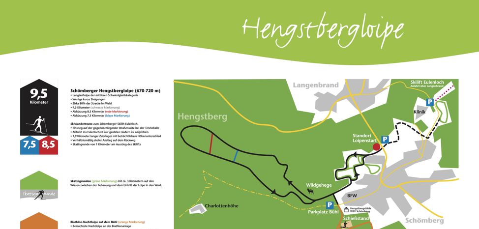 Loipenplan Schömberg