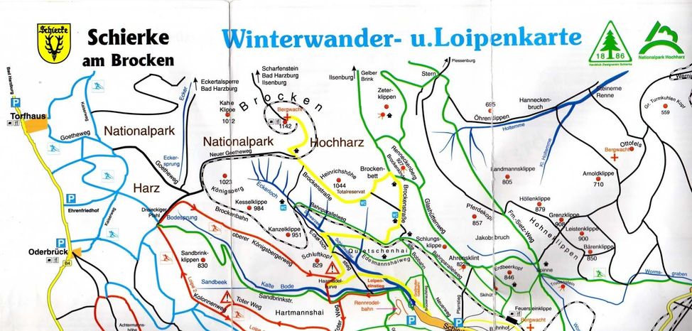 Information on Cross-Country Skiing at Schierke am Brocken