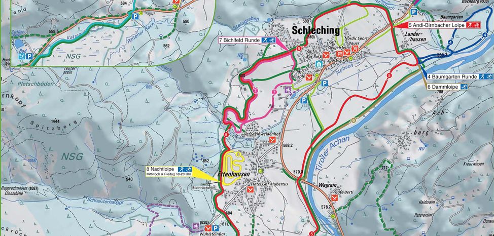 Information on Cross-Country Skiing at Schleching