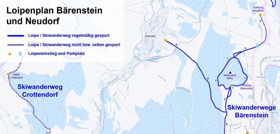 Loipenplan Neudorf Sehmatal
