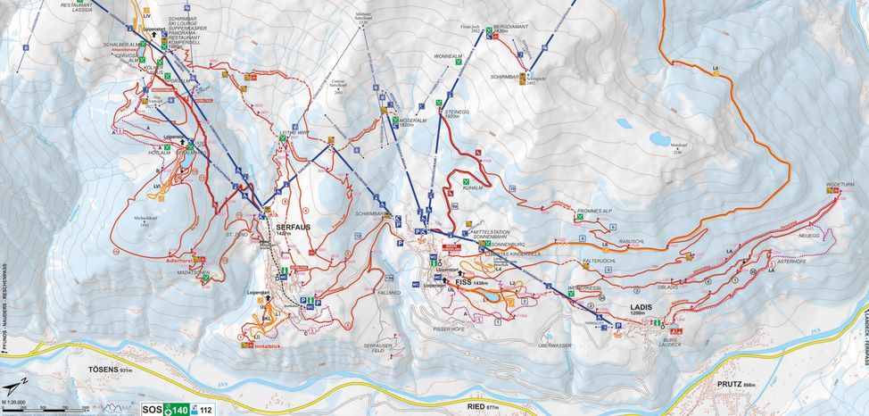 Information on Cross-Country Skiing at Serfaus Fiss Ladis