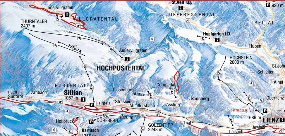 Information on Cross-Country Skiing at Sillian Hochpustertal