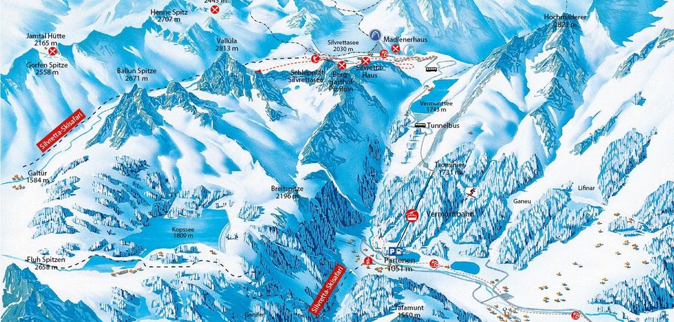 Information on Cross-Country Skiing at Silvretta-Bielerhöhe