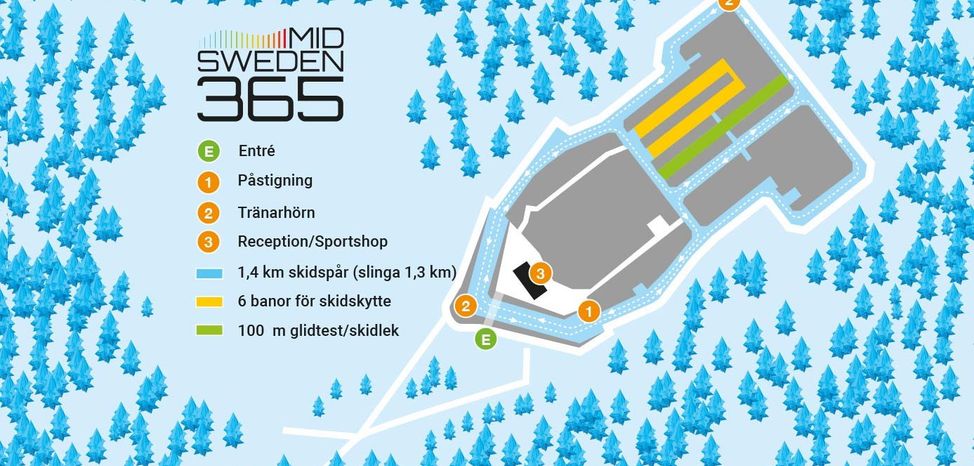 Trail map MidSweden 365 Gällö