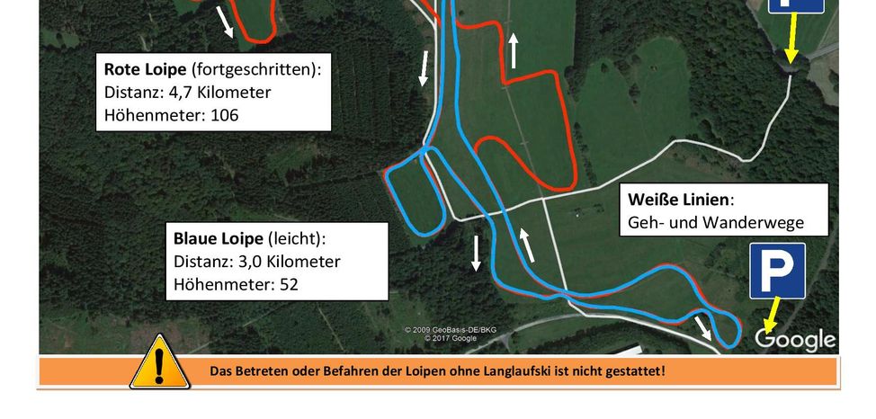 Loipenplan Stegskopf Emmerzhausen