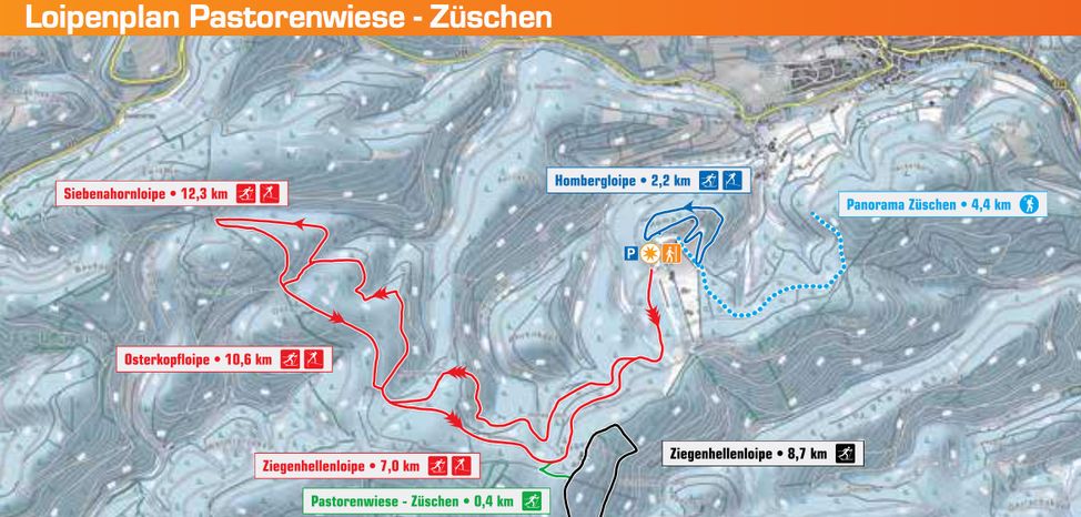Loipenplan Züschen