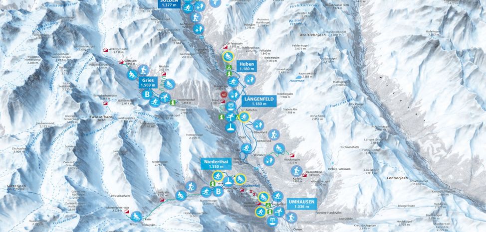 Information on Cross-Country Skiing at Sölden