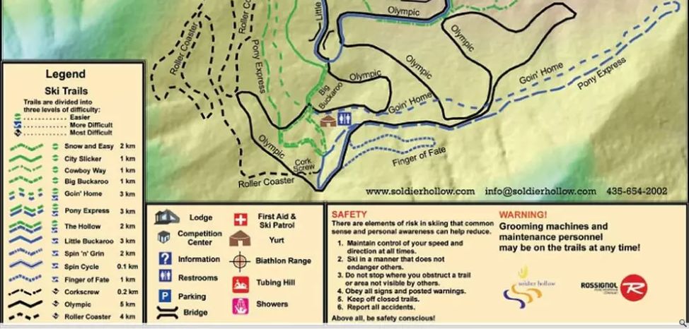 Loipenplan Soldier Hollow