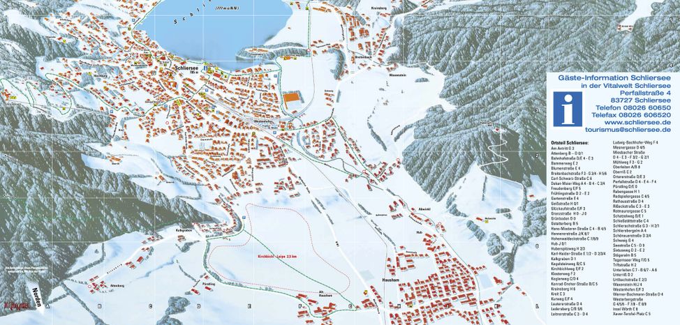Information on Cross-Country Skiing at Schliersee - Spitzingsee