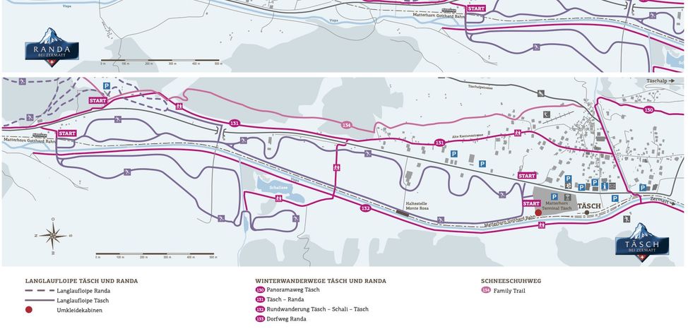 Information on Cross-Country Skiing at Zermatt