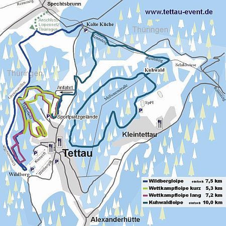 Loipenplan Tettau