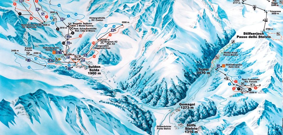 Detaillierte Infos zum Langlauf und den Loipen im Langlaufgebiet Trafoi