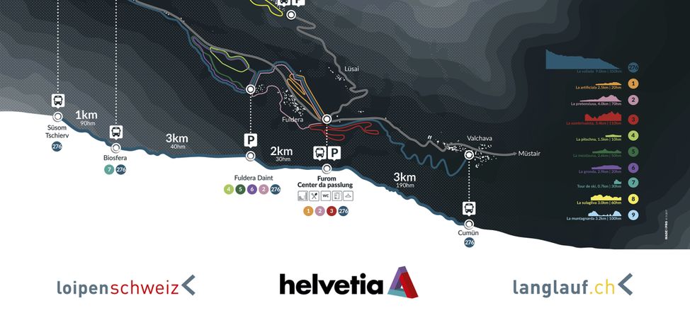 Loipenplan Val Müstair