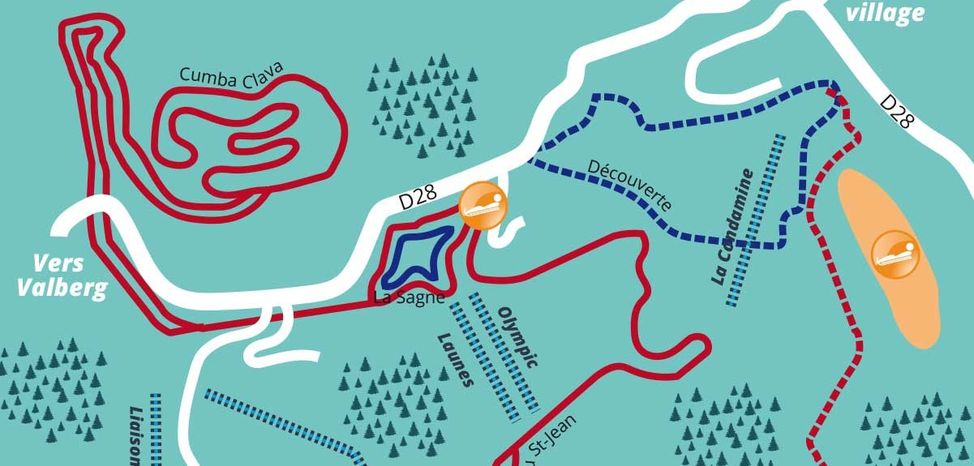 Detaillierte Infos zum Langlauf und den Loipen im Langlaufgebiet Valberg - Beuil - Les Launes
