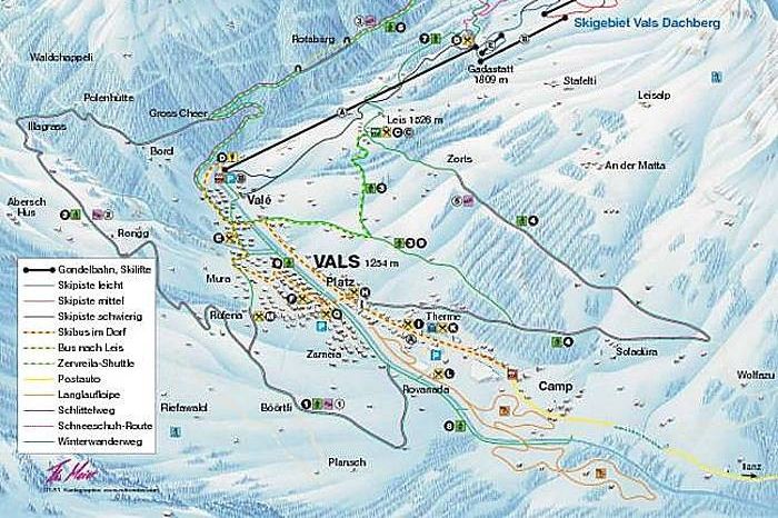 Information on Cross-Country Skiing at Vals
