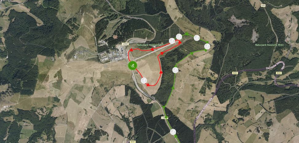 Information on Cross-Country Skiing at Wasserkuppe