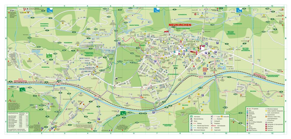 Loipenplan Neukirchen