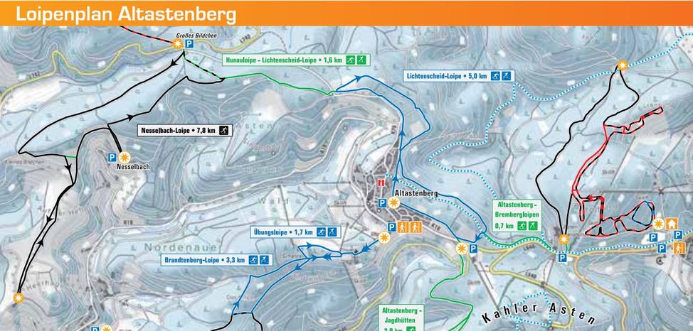 Information on Cross-Country Skiing at Winterberg Altastenberg