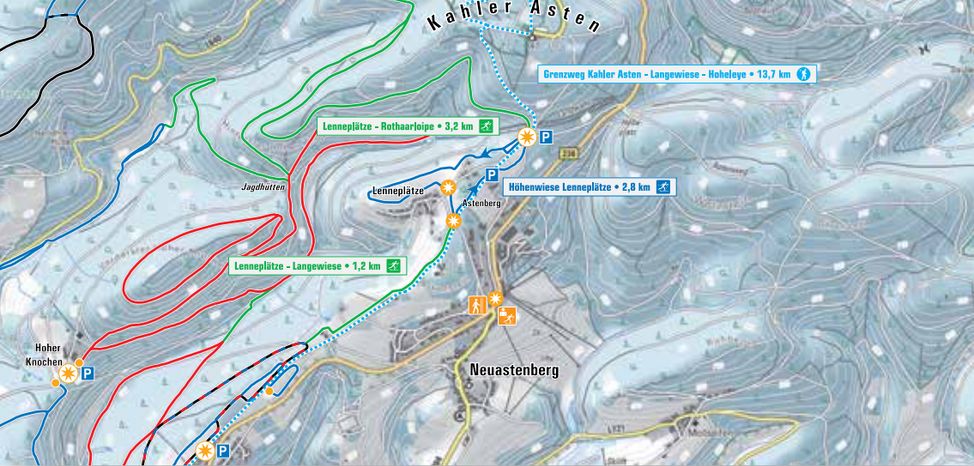 Loipenplan Neuastenberg