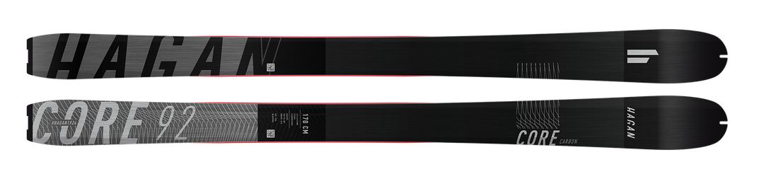 Detailed Infos about the p_ski Core Carbon 92