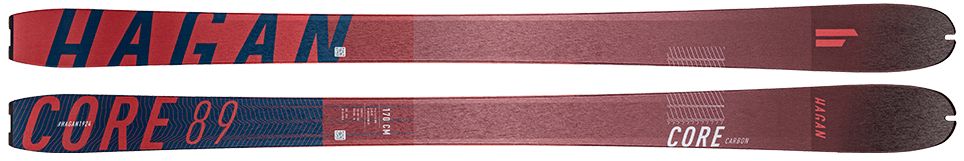 Detailed Infos about the p_ski Core Carbon 89