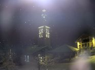 View of Clusaz village