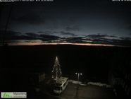 View from the top of the town hall in Masserberg towards the Thuringian Forest