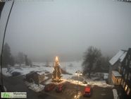 Blick aus dem Rathaus in Masserberg (Thüringer Wald)