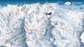 Pistenplan Monterosa Ski