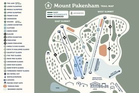 Pistenplan Mount Pakenham