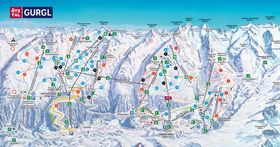 Pistenplan Obergurgl Hochgurgl