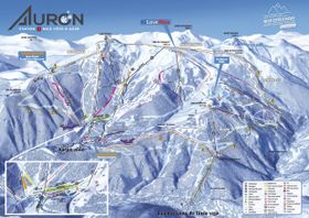 Pistenplan Auron