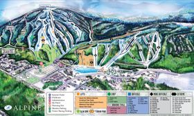 Pistenplan Alpine Ski Club of Toronto