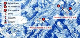 Pistenplan Auf der Rose - Altenau