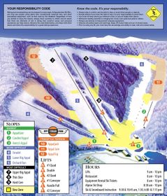 Pistenplan Appalachian Ski Mountain