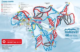 Pistenplan Bukovel